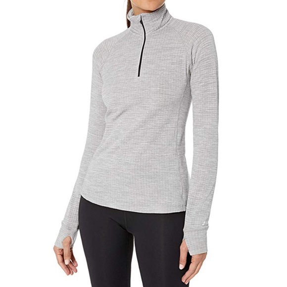 STARTER Brushed Waffle Quarter Zip Top - Picture 1 of 2